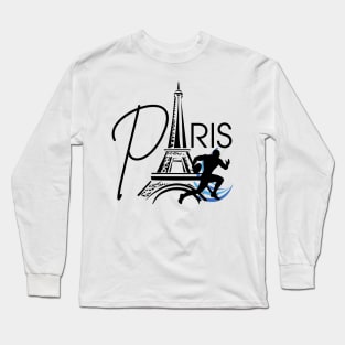 Paris summer games rugby Long Sleeve T-Shirt